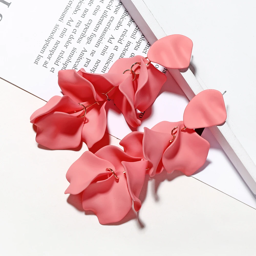 XIYANIKE New Design Women Bride Sweet Jewelry Spray Paint Effect Flower Long Tassel Earrings Acrylic Dangle Statement Brincos
XIYANIKE New Design Women Bride Sweet Jewelry Spray Paint Effect Flower Long Tassel Earrings Acrylic Dangle Statement Brincos