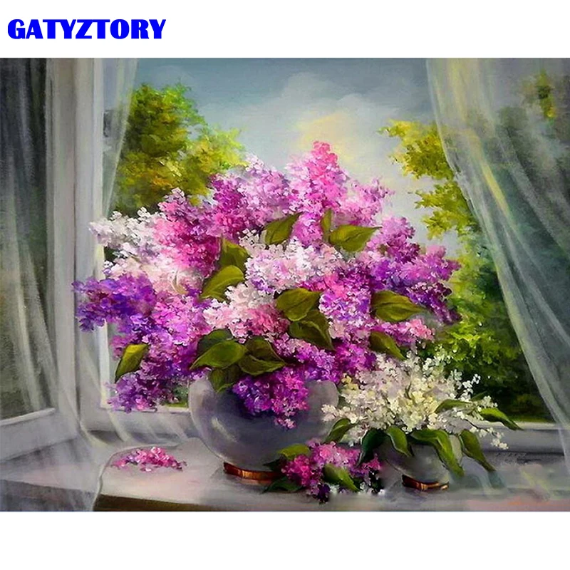 GATYZTORY Frame Flowers DIY Painting By Numbers Acrylic Paint On Canvas Wall Art Painting Coloring By Numbers For Home Decor Art
GATYZTORY Frame Flowers DIY Painting By Numbers Acrylic Paint On Canvas Wall Art Painting Coloring By Numbers For Home Decor Art