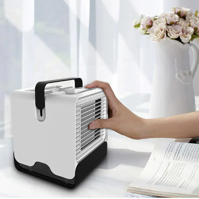 New Mini Air Cooler Negative Ion Air Conditioning Fan Dormitory Office Usb Small Cooling Fan
