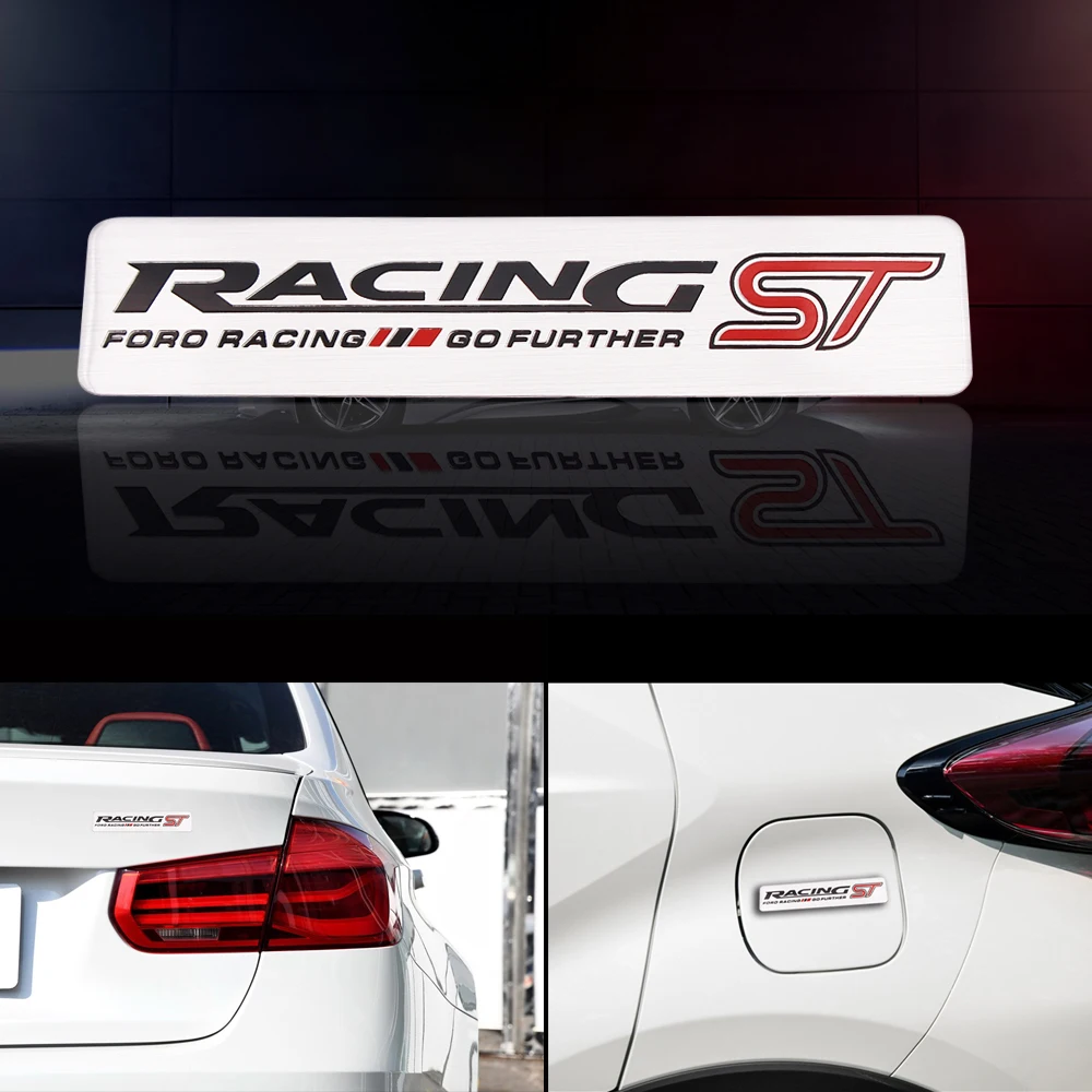 Car Styling 3D Metal RACING ST Sticker Emblem Decal rear trunk Sticker for Ford focus 2 focus 3 ranger fiesta kuga fusion Emblem
Car Styling 3D Metal RACING ST Sticker Emblem Decal rear trunk Sticker for Ford focus 2 focus 3 ranger fiesta kuga fusion Emblem