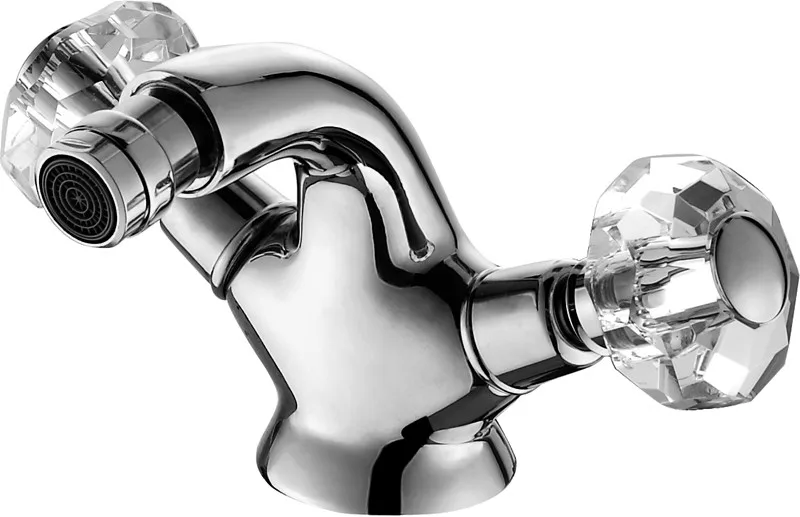 Free ship chrome finish double crystal handles bathroom Bidet faucet Single hole deck mounted
Free ship chrome finish double crystal handles bathroom Bidet faucet Single hole deck mounted