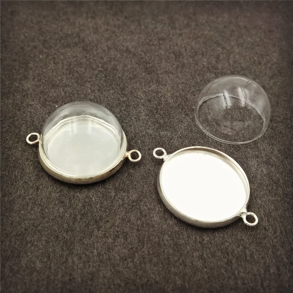 5sets 20mm half of glass globe with base set glass vial pendant fashion necklace pendant
5sets 20mm half of glass globe with base set glass vial pendant fashion necklace pendant