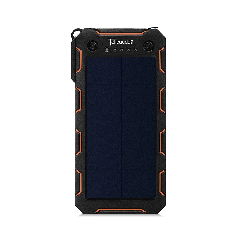 Tollcuudda 12000 мАч Солнечный Запасные Аккумуляторы для телефонов Зарядное устройство
