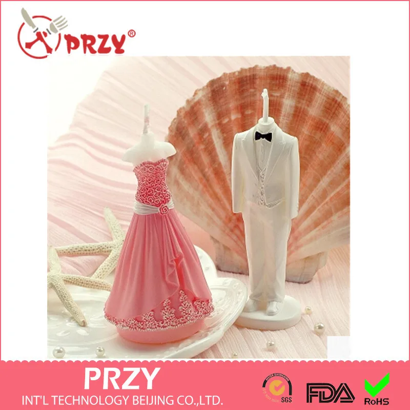 Soap Mold Art Candle Mold Party Festival Decoration Gift Wedding Dress Silicone Moulds Rubber 2pcs Wedding Anniversary PRZY 001
Soap Mold Art Candle Mold Party Festival Decoration Gift Wedding Dress Silicone Moulds Rubber 2pcs Wedding Anniversary PRZY 001