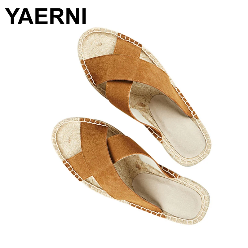 YAERNI New Large Fisherman's Shoes with Flat Bottom and Fashion Straw-woven Flat Bottom In Summer of 2019
YAERNI New Large Fisherman's Shoes with Flat Bottom and Fashion Straw-woven Flat Bottom In Summer of 2019
