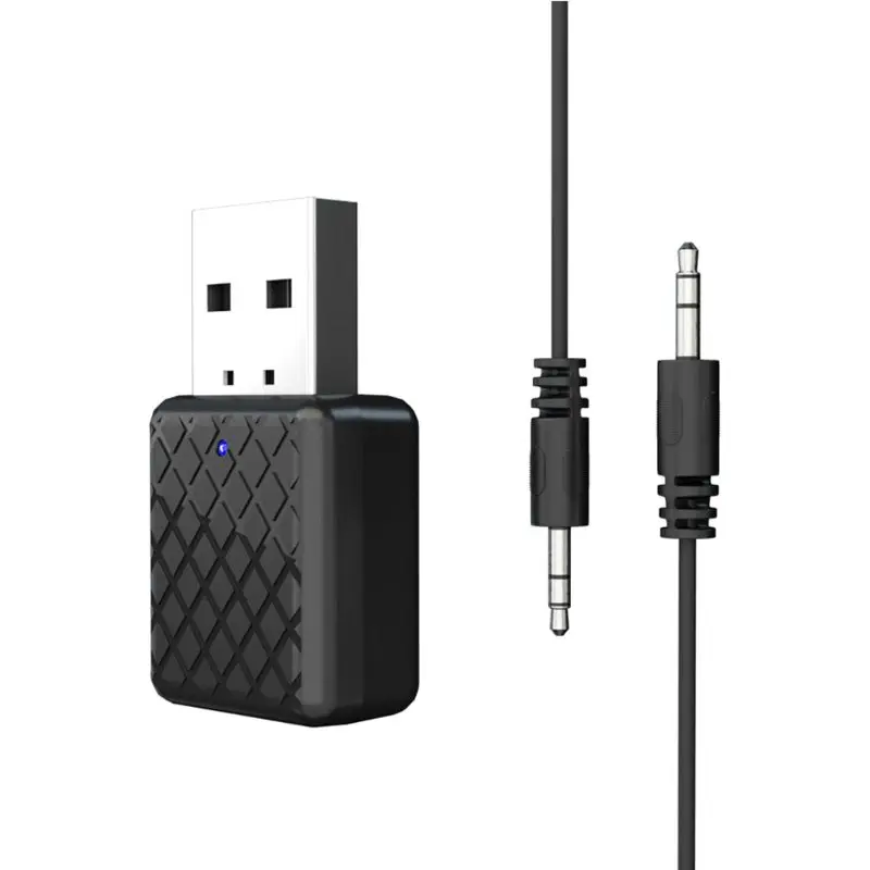 USB Bluetooth Receiver Transmitters 5.0 Wireless 3.5mm Audio Music Stereo Adapter for TV PC Speaker Headphone 10166 | Электроника