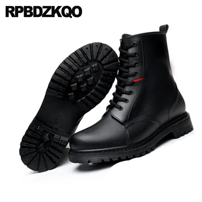 дешево армейские ботильоны военные коренастый пвх резиновые сапоги черный обувь