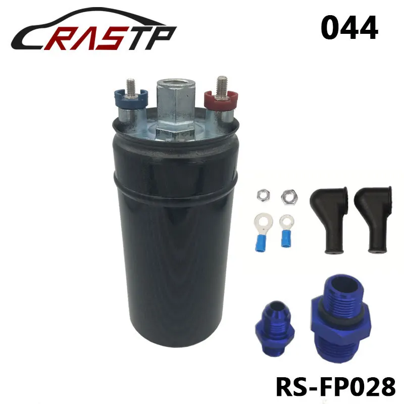 RASTP-High Quality External Fuel Pump 044 Style Poulor 300LPH Color Black RS-FP028
RASTP-High Quality External Fuel Pump 044 Style Poulor 300LPH Color Black RS-FP028