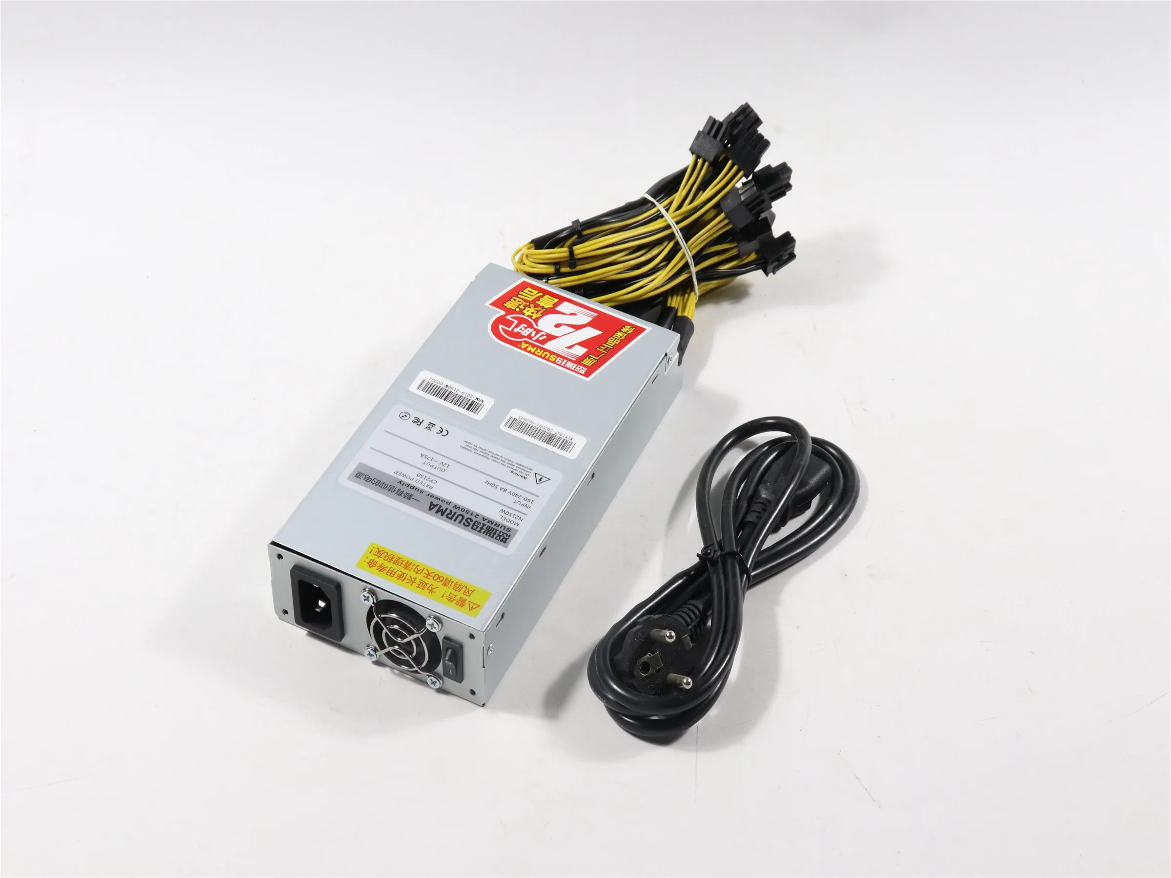 Новый блок питания ZEC для майнинга BTC, LTC DASH Miner, 2150 Вт, блок питания для Antminer S9, S9j, S9k, S9, SE, L3 + E3, Z9, Z11, T9, Innosilicon A9, Ebit, E9i, ETH, блок питания
Новый блок питания ZEC для майнинга BTC, LTC DASH Miner, 2150 Вт, блок питания для Antminer S9, S9j, S9k, S9, SE, L3 + E3, Z9, Z11, T9, Innosilicon A9, Ebit, E9i, ETH, блок питания