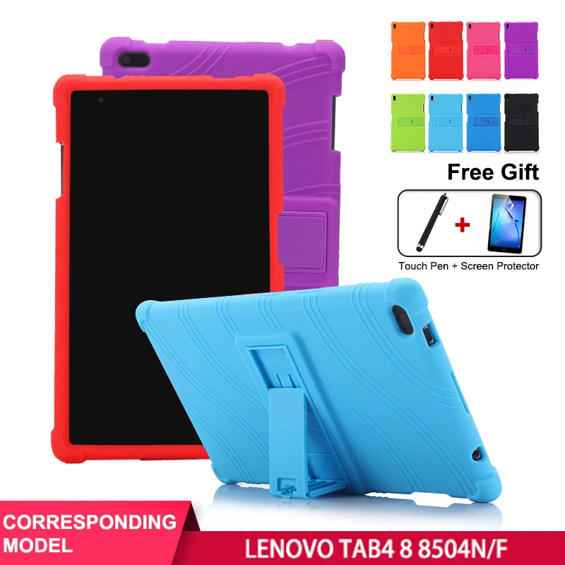 SZOXBY For Lenovo TAB4 Tablet Case TB-8504N/F Silicone Case 8 Inch Tablet PC Anti-Fall Shell Bracket Hockproof Shockproof
SZOXBY For Lenovo TAB4 Tablet Case TB-8504N/F Silicone Case 8 Inch Tablet PC Anti-Fall Shell Bracket Hockproof Shockproof