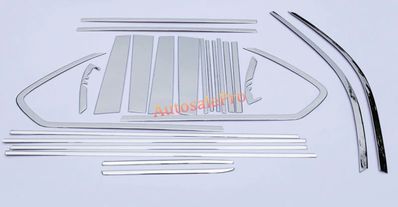 24Pcs Top+Bottom Full Window Frame Sill Trim Center Pillar For Toyota Land Cruiser Prado Fj150 2010-2015
24Pcs Top+Bottom Full Window Frame Sill Trim Center Pillar For Toyota Land Cruiser Prado Fj150 2010-2015