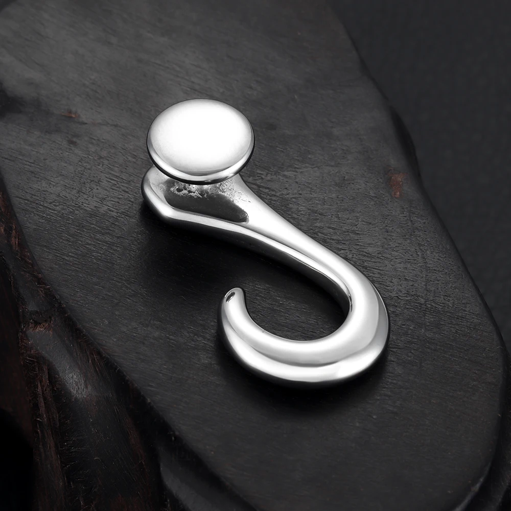 Stainless Steel Hooks High Polishing Fit 5mm Leather Bracelet Clasp Jewelry Making Findings DIY Supplies Accessories Wholesale
Stainless Steel Hooks High Polishing Fit 5mm Leather Bracelet Clasp Jewelry Making Findings DIY Supplies Accessories Wholesale