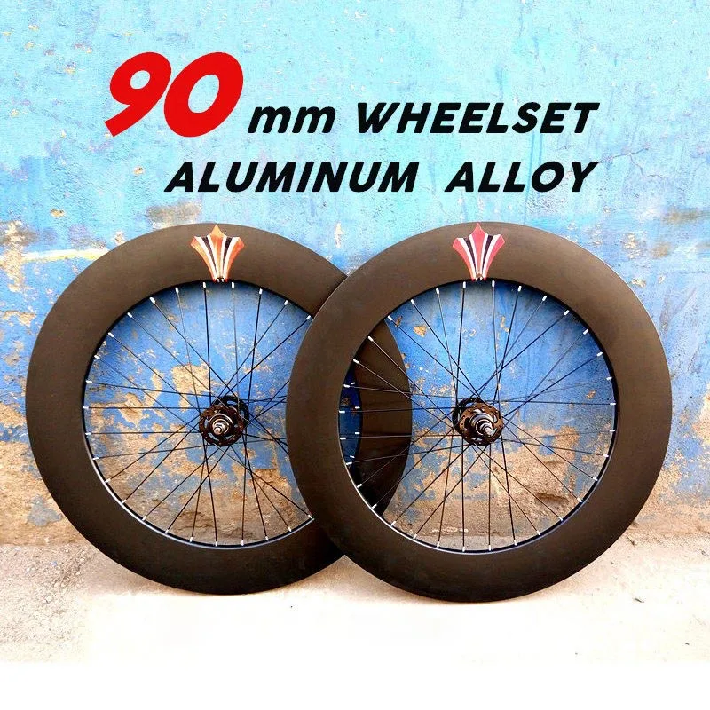Фиксированная Шестерня fixie обода колеса 90mm70мм алюминиевый сплав колесная