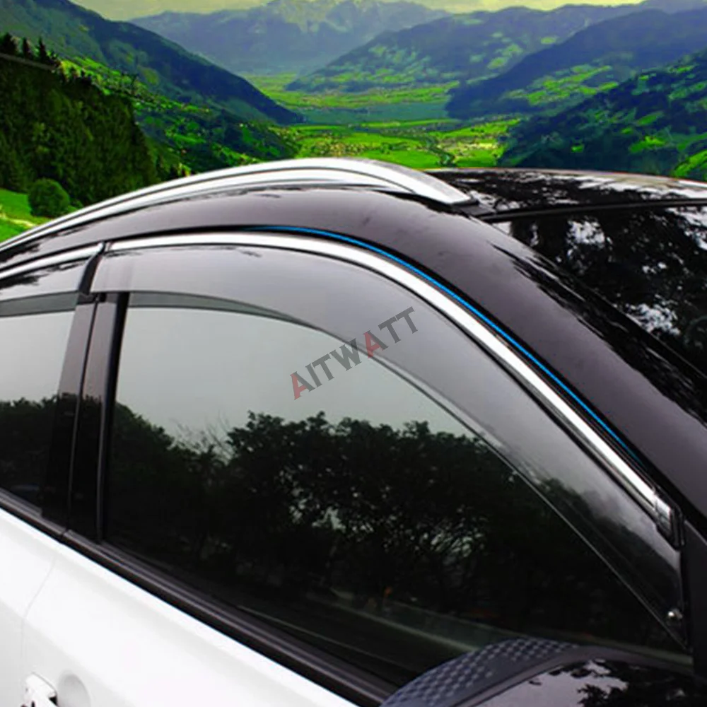 AITWATT ABS Window Visor Vent Shade Rain Sun Guard Deflectors Awnings Shelter Cover For Suzuki Vitara Escudo 2015 2016 2017 4pcs
AITWATT ABS Window Visor Vent Shade Rain Sun Guard Deflectors Awnings Shelter Cover For Suzuki Vitara Escudo 2015 2016 2017 4pcs
