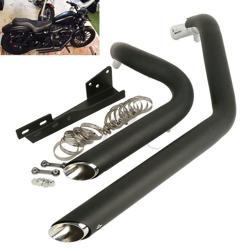 Exhaust Pipes Custom Staggered Shortshots For Harley Sportster XL Iron 883 1200 2004-2013 2012 2011 2010 Motorcycle
Exhaust Pipes Custom Staggered Shortshots For Harley Sportster XL Iron 883 1200 2004-2013 2012 2011 2010 Motorcycle