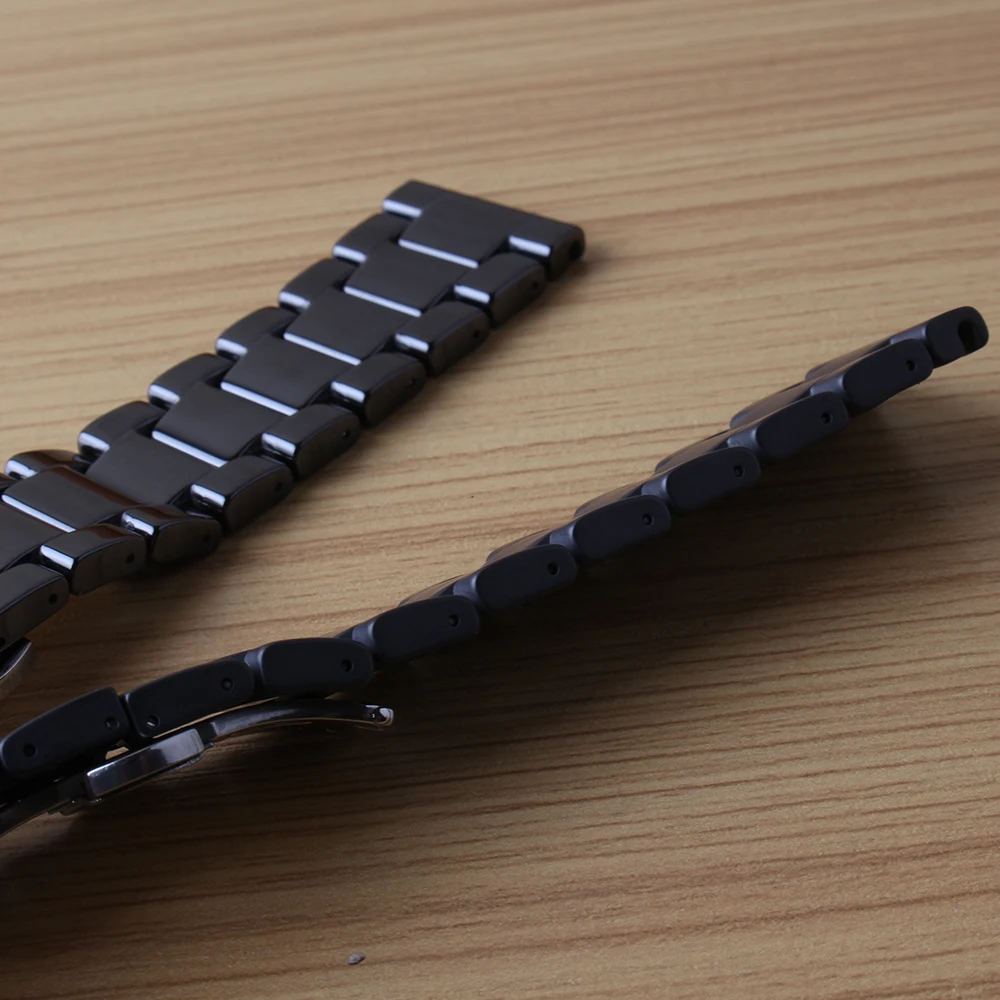 Watchband Black For Samsung Gear S2 S3 S4 18mm 20mm 22mm Luxury Watch Bracelet Polished Matte Beautiful Accessory Ceramic Straps
Watchband Black For Samsung Gear S2 S3 S4 18mm 20mm 22mm Luxury Watch Bracelet Polished Matte Beautiful Accessory Ceramic Straps
