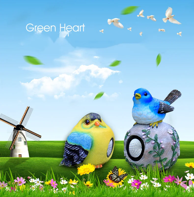 Garden Energy-saving Lamp Decoration Resin Solar Light Ornament Outdoor Bird figurines Crafts Park Lighting Furnishing Craftwork
Garden Energy-saving Lamp Decoration Resin Solar Light Ornament Outdoor Bird figurines Crafts Park Lighting Furnishing Craftwork