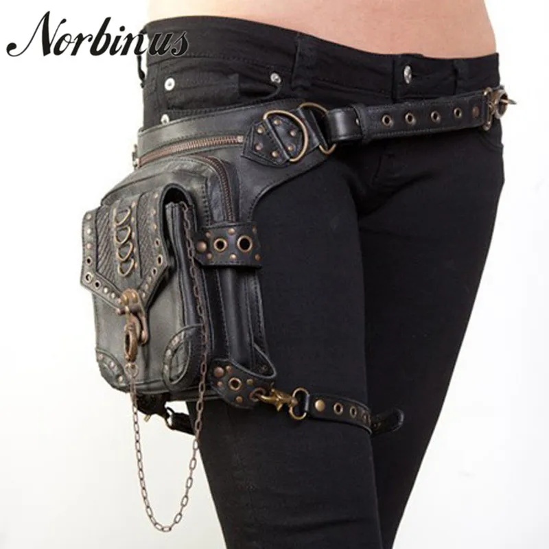 Norbinus Vintage Waist Leg Bags Motorcycle Rider Hip Belt Thigh Packs Punk Rock Holster Bags Messenger Shoulder Crossbody Bag
Norbinus Vintage Waist Leg Bags Motorcycle Rider Hip Belt Thigh Packs Punk Rock Holster Bags Messenger Shoulder Crossbody Bag