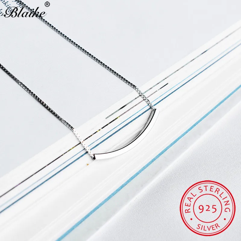 Blaike 925 Sterling Silver Bar Pendant Clavicle Necklaces For Women Link Chains Choker Female Minimalist Wedding Fine Jewelry
Blaike 925 Sterling Silver Bar Pendant Clavicle Necklaces For Women Link Chains Choker Female Minimalist Wedding Fine Jewelry