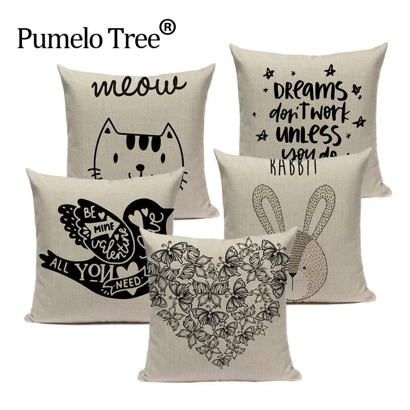 Animal series cushion Cover tiger rabbit deer home cushions Linen Car Sofa Bedroom Home Decor print Customized Pillow Case
Animal series cushion Cover tiger rabbit deer home cushions Linen Car Sofa Bedroom Home Decor print Customized Pillow Case