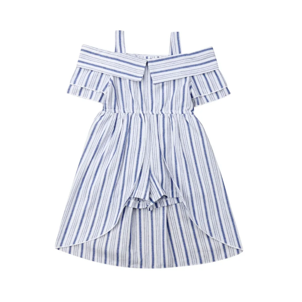 Baby Clothes Summer Toddler Kid Baby Girl Clothes Striped Sleeveless Off Shoulder Romper Dress Outfit
Baby Clothes Summer Toddler Kid Baby Girl Clothes Striped Sleeveless Off Shoulder Romper Dress Outfit