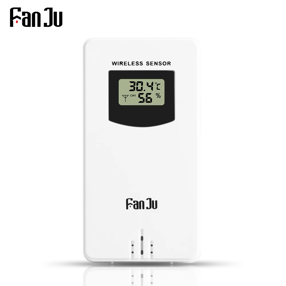 Беспроводной датчик FanJu, 3 канала сигнала, наружный и внутренний термометр, гигрометр, подходит только для метеостанции бренда FanJu
Беспроводной датчик FanJu, 3 канала сигнала, наружный и внутренний термометр, гигрометр, подходит только для метеостанции бренда FanJu