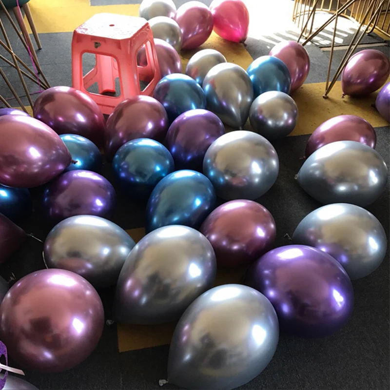 10PCS/set Double 12" Cocktail Evening Latex Chrome Balloons Fashion Decor Bouquet Wedding Birthday Metallic Party Supplies
10PCS/set Double 12" Cocktail Evening Latex Chrome Balloons Fashion Decor Bouquet Wedding Birthday Metallic Party Supplies