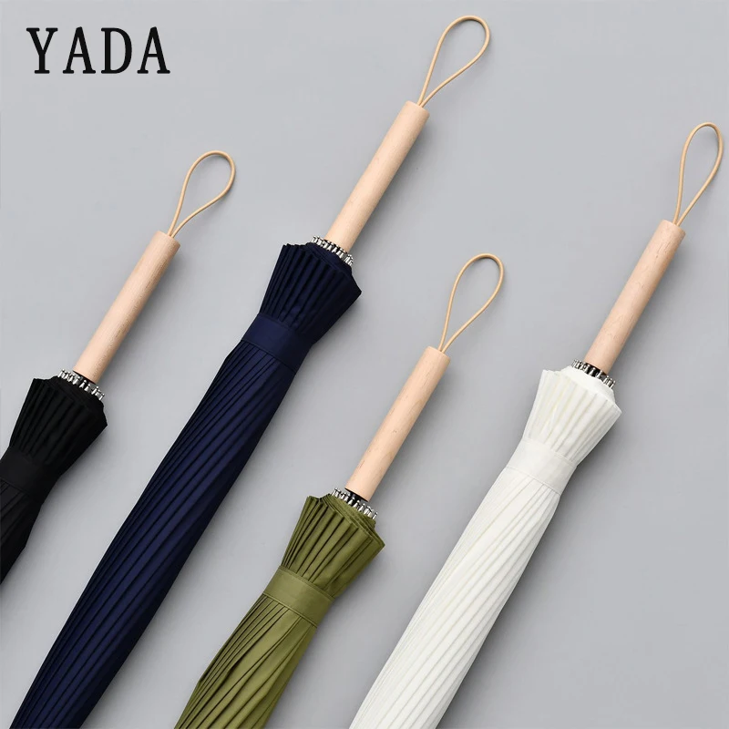 YADA 16K Wooden Handle Large Umbrella Rain For Women Men Brand Windproof Long Umbrellas Strong Frame Waterproof Umbrella YS624
YADA 16K Wooden Handle Large Umbrella Rain For Women Men Brand Windproof Long Umbrellas Strong Frame Waterproof Umbrella YS624