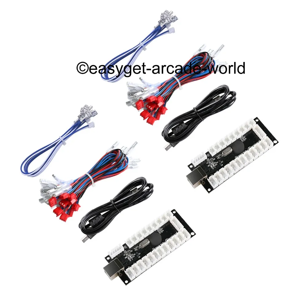 Arcade DIY Kits Parts 2x No Delay Arcade LED USB PC Encoder Board + LED Button Wire + Arcade LED Joystick Cable ( 2 Pin + 4.8MM)
Arcade DIY Kits Parts 2x No Delay Arcade LED USB PC Encoder Board + LED Button Wire + Arcade LED Joystick Cable ( 2 Pin + 4.8MM)