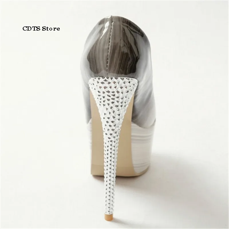 CDTS:33-40 spring/autumn shallow mouth gradient color women's open toe shoes sexy 16cm thin high-heeled single platform pumps
CDTS:33-40 spring/autumn shallow mouth gradient color women's open toe shoes sexy 16cm thin high-heeled single platform pumps