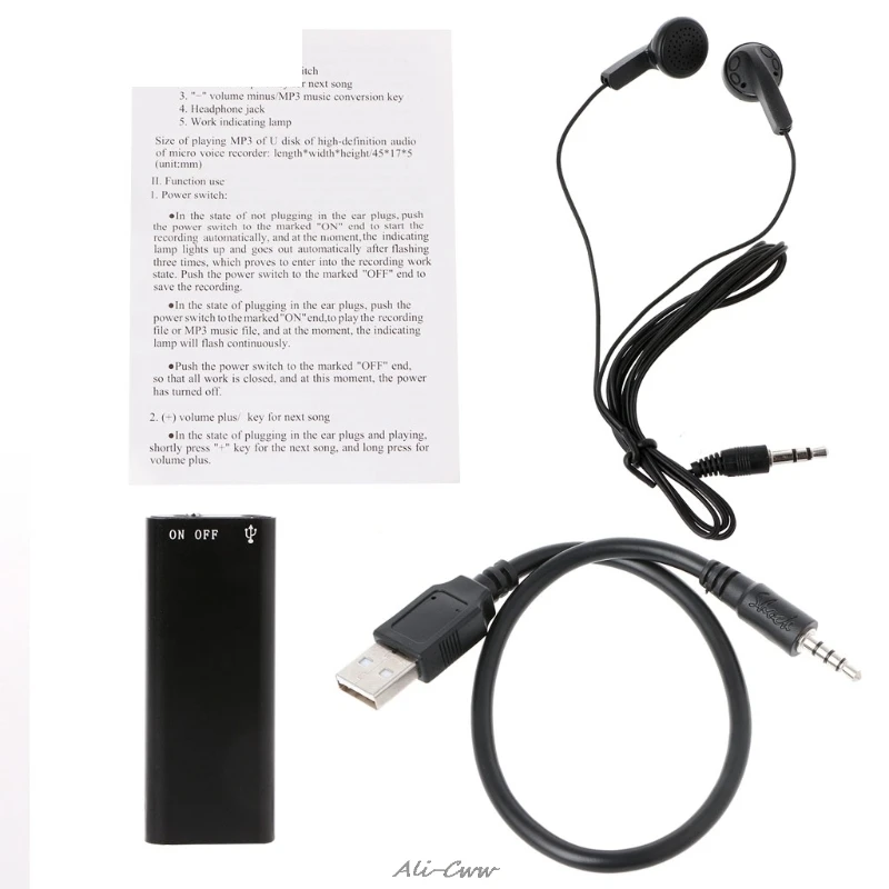 2018 High Quality 3-In-1 8GB Mini Digital Audio Voice Recorder MP3 Music Player USB Flash Drive
2018 High Quality 3-In-1 8GB Mini Digital Audio Voice Recorder MP3 Music Player USB Flash Drive