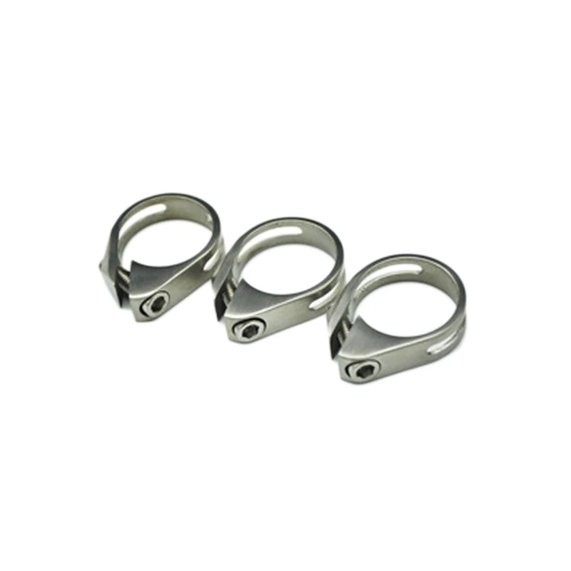 B Bike Seatpost Clamp Titanium Alloy Bicycle Mountain Bike Pipe Clamps Ultralight Seat Tube Clip Seatpost Clamp 27.2/30.8/31.6mm
B Bike Seatpost Clamp Titanium Alloy Bicycle Mountain Bike Pipe Clamps Ultralight Seat Tube Clip Seatpost Clamp 27.2/30.8/31.6mm