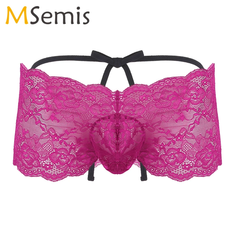 Mens Sissy Lingerie Bikini Briefs Floral Lace Sissy Panties Strappy Bulge Pouch See Through Low Rise Gay Underwear
Mens Sissy Lingerie Bikini Briefs Floral Lace Sissy Panties Strappy Bulge Pouch See Through Low Rise Gay Underwear