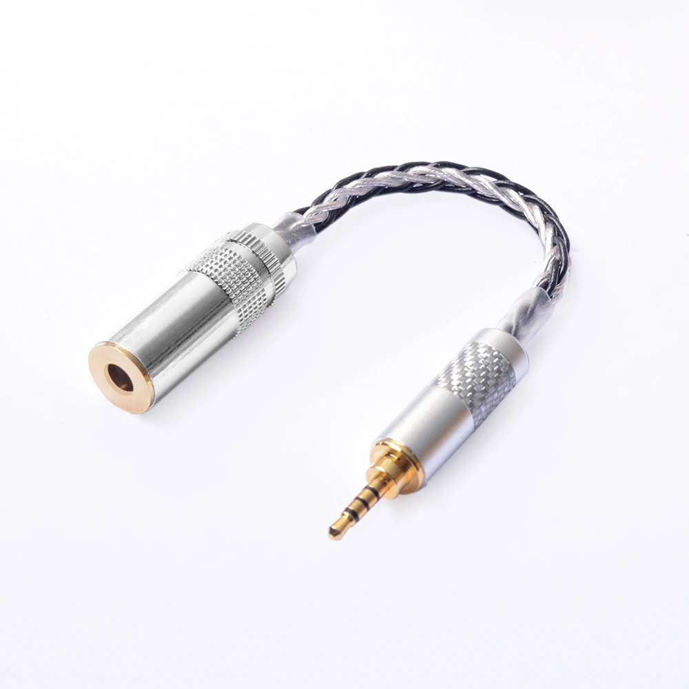 OKCSC OFC Adapter 2.5mm Male Interface 4.4mm Female Balanced Plug Audio Stereo Cable 8 Cores for SONY PHA-2A TA-ZH1ES NW-WM1Z
OKCSC OFC Adapter 2.5mm Male Interface 4.4mm Female Balanced Plug Audio Stereo Cable 8 Cores for SONY PHA-2A TA-ZH1ES NW-WM1Z