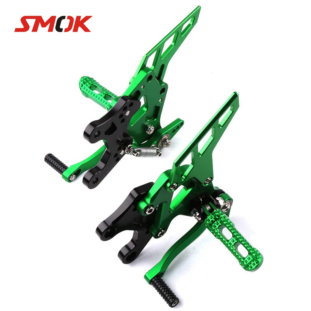 SMOK For Kawasaki Z900 Z 900 2017 Motorcycle CNC Aluminum Alloy Accessories Adjustable Footrests Rearset Footpegs Foot Rest
SMOK For Kawasaki Z900 Z 900 2017 Motorcycle CNC Aluminum Alloy Accessories Adjustable Footrests Rearset Footpegs Foot Rest