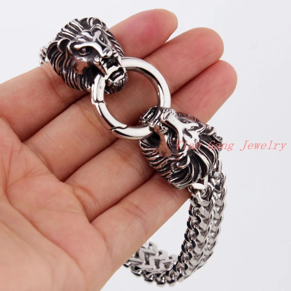 Silver Color Stainless Steel Wolf Head Shape Bracelet Stainless Steel Bangle for Men Fashion Jewelry Free Shipping
Silver Color Stainless Steel Wolf Head Shape Bracelet Stainless Steel Bangle for Men Fashion Jewelry Free Shipping