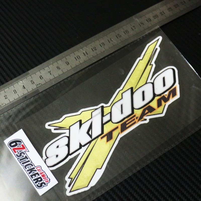 Sixsub 1 шт. ski Doo YELLOW TEAM X виниловый снегоход мотоцикл аксессуары водонепроницаемый