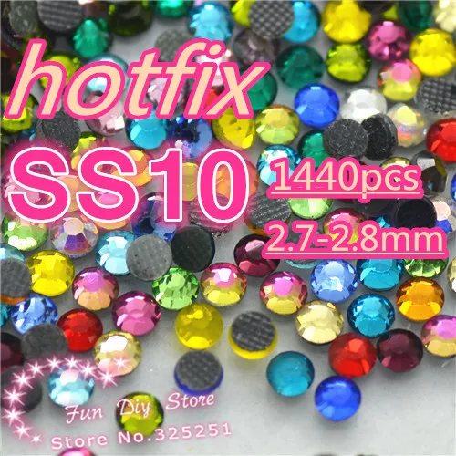 SS10 mix color hotfix rhinestones SS10(2.7--2.8mm) 1440pcs/lot flat back free shipping
SS10 mix color hotfix rhinestones SS10(2.7--2.8mm) 1440pcs/lot flat back free shipping