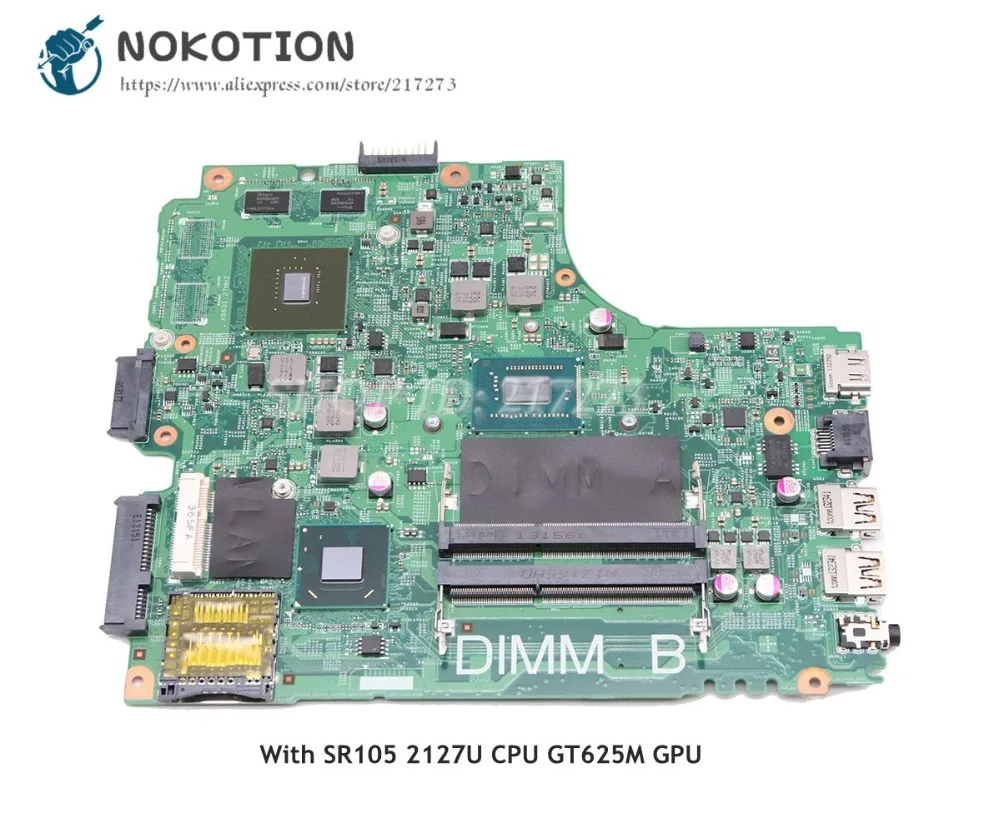 NOKOTION для Dell Inspiron 15R 3421 материнская плата для ноутбука 2127U CPU DDR3 GT625M видеокарта CN-0PFPW6 PFPW6 12204-1 PCB: 5J8Y4
NOKOTION для Dell Inspiron 15R 3421 материнская плата для ноутбука 2127U CPU DDR3 GT625M видеокарта CN-0PFPW6 PFPW6 12204-1 PCB: 5J8Y4