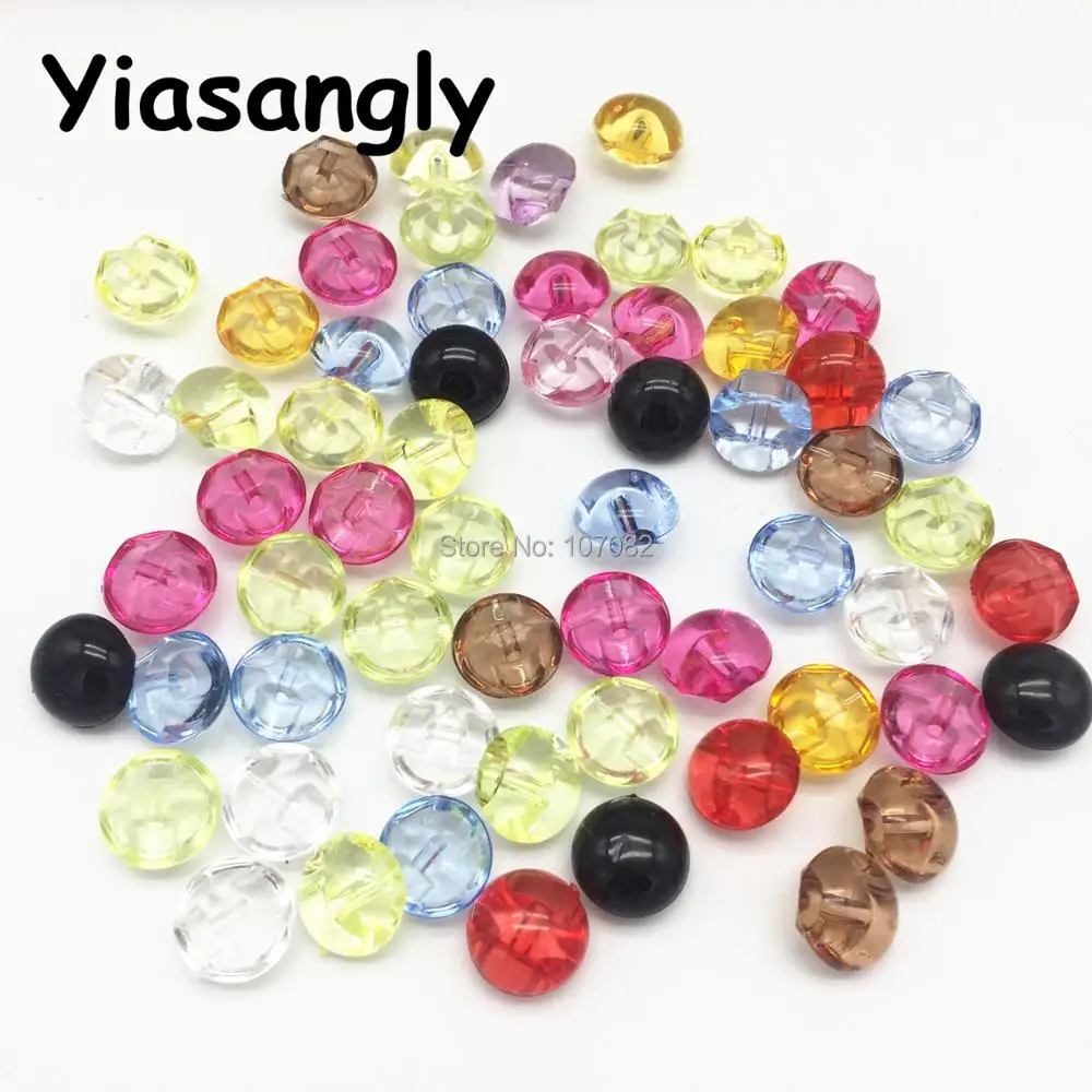 100pcs 13mm Transparent Mixed Crystal Acrylic Buttons Round With Shanks Sewing Baby Fancy Button Clothing Accessories
100pcs 13mm Transparent Mixed Crystal Acrylic Buttons Round With Shanks Sewing Baby Fancy Button Clothing Accessories