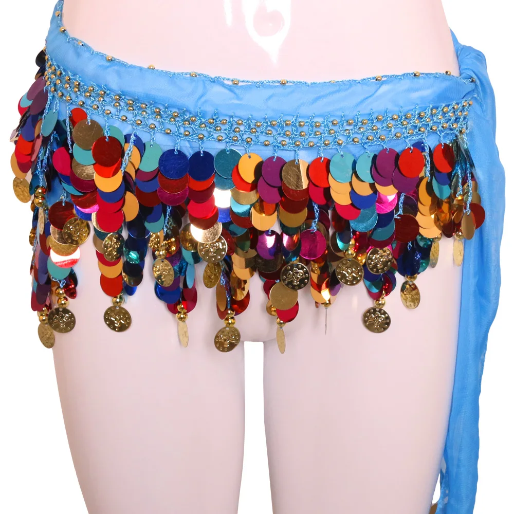 2019 Sexy Women Belly Dance Hip Belts Scarf Rainbow Cheap Belly Dancing Coin Scarves Wrap Belt Waistband on Sale
2019 Sexy Women Belly Dance Hip Belts Scarf Rainbow Cheap Belly Dancing Coin Scarves Wrap Belt Waistband on Sale