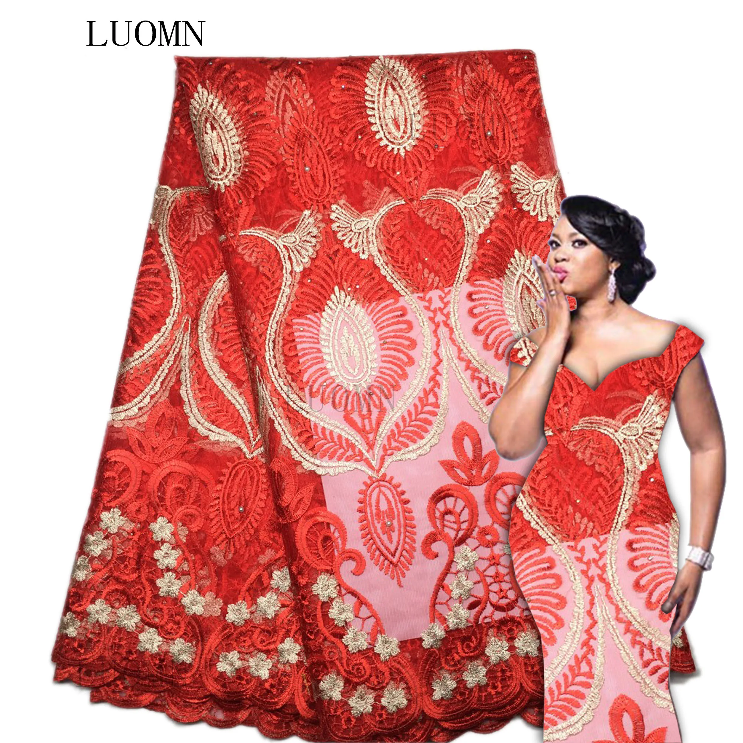 High Quality African Laces Fabrics Embroidered African Guipure French Lace Fabric With Beaded 2018 African French Net Lace ZJ023
High Quality African Laces Fabrics Embroidered African Guipure French Lace Fabric With Beaded 2018 African French Net Lace ZJ023