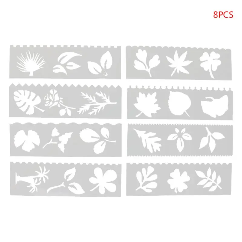 8Pcs/set Kids Plastic Drawing Template Rulers Stencils DIY Painting DIY Making School Supply Tools Craft
8Pcs/set Kids Plastic Drawing Template Rulers Stencils DIY Painting DIY Making School Supply Tools Craft