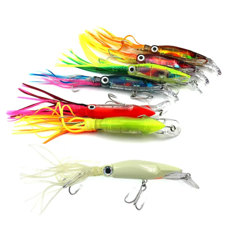 Приманка для ловли кальмаров 7 шт./лот 14 см 42 г Isca Crankbait Swimbait светящаяся приманка для троллинга Bionic искусственная приманка
Приманка для ловли кальмаров 7 шт./лот 14 см 42 г Isca Crankbait Swimbait светящаяся приманка для троллинга Bionic искусственная приманка