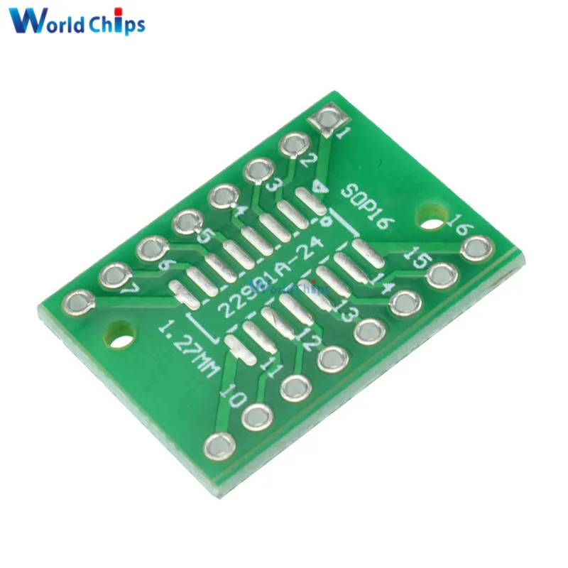 10 шт. SOP16 SSOP16 TSSOP16 для DIP DIP16 0 65/1 27 мм IC АДАПТЕР печатная плата|board dip|board pcbboard board |