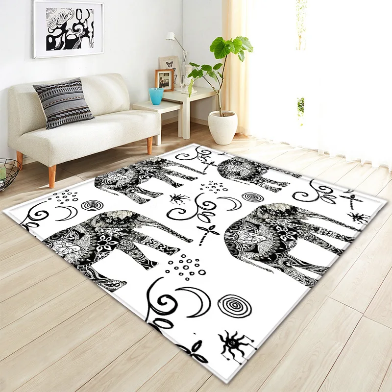 European style living room large carpet simple geometric decorative floor mat elephant Home Bedroom Parlor Hallway floor mat
European style living room large carpet simple geometric decorative floor mat elephant Home Bedroom Parlor Hallway floor mat