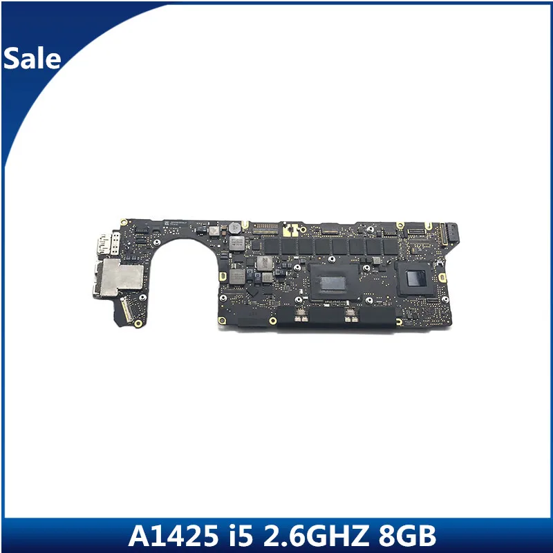 Original Logic Board 820-3462-A for Macbook Pro Retina 13" A1425 Motherboard 2012 2013 Year i5 2.6Ghz 8GB 661-7346 MD212 MD213
Original Logic Board 820-3462-A for Macbook Pro Retina 13" A1425 Motherboard 2012 2013 Year i5 2.6Ghz 8GB 661-7346 MD212 MD213