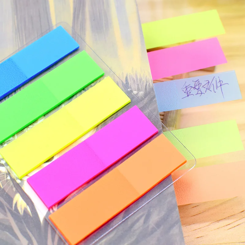 30pcs Creative Fluorescent Transparent Urine Sign Sticker N Post Notes Directive Label Index Poster Cute Sticky Stationery | Канцтовары