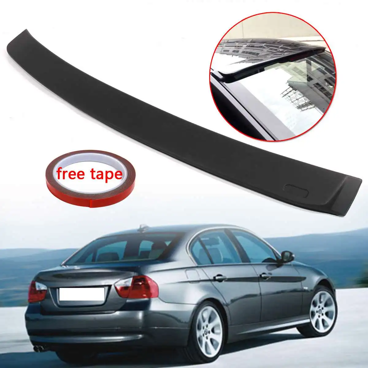 ABS Plastic Black Car Rear Roof Wing Trunk Spoiler Wing Big For BMW 3 Series E90 2005-2013 E90 Wing Spoiler
ABS Plastic Black Car Rear Roof Wing Trunk Spoiler Wing Big For BMW 3 Series E90 2005-2013 E90 Wing Spoiler