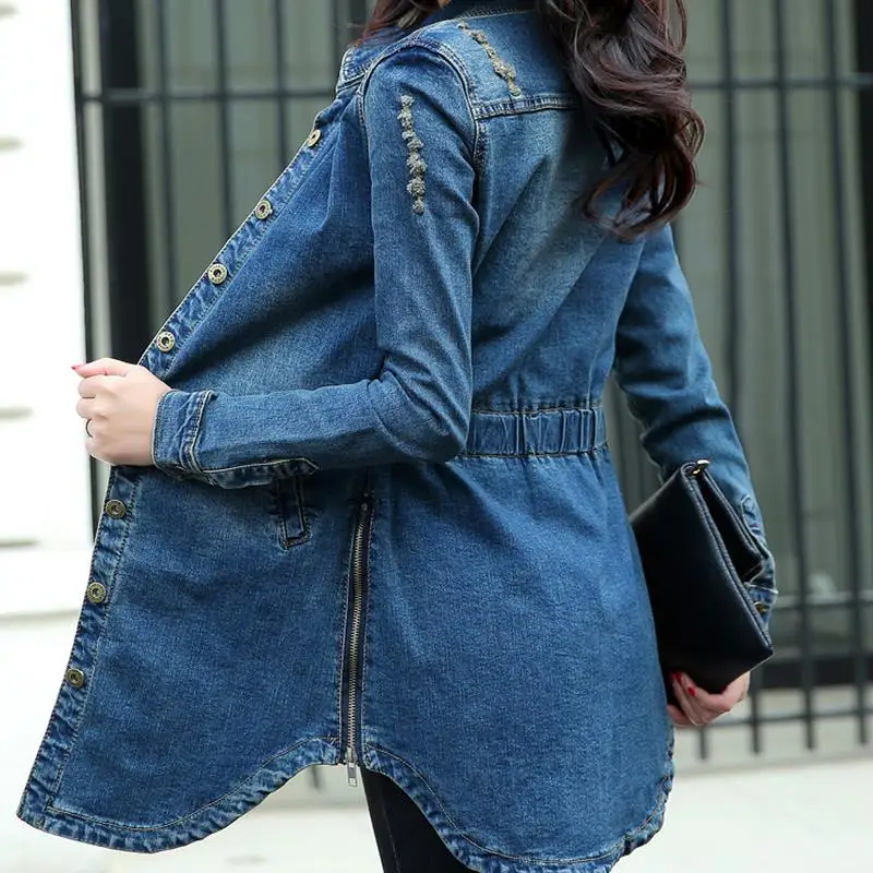 Plus Size Summer Jacket Long Sleeve Cardigan Ladies Jeans Waistcoats Long Denim Women
Plus Size Summer Jacket Long Sleeve Cardigan Ladies Jeans Waistcoats Long Denim Women
